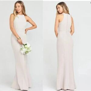 NWT women’s SHOW ME YOUR MUMU Chicago High Neck maxi formal Gown size medium